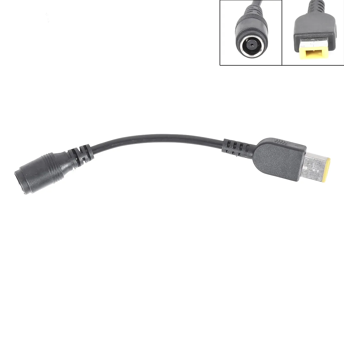 Picture of 7.9*5.5mm Round Jack to Male Square USB DC Power Cables For Lenovo ThinkPad